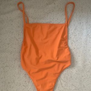 Forever21 one piece swimsuit high thigh rise
